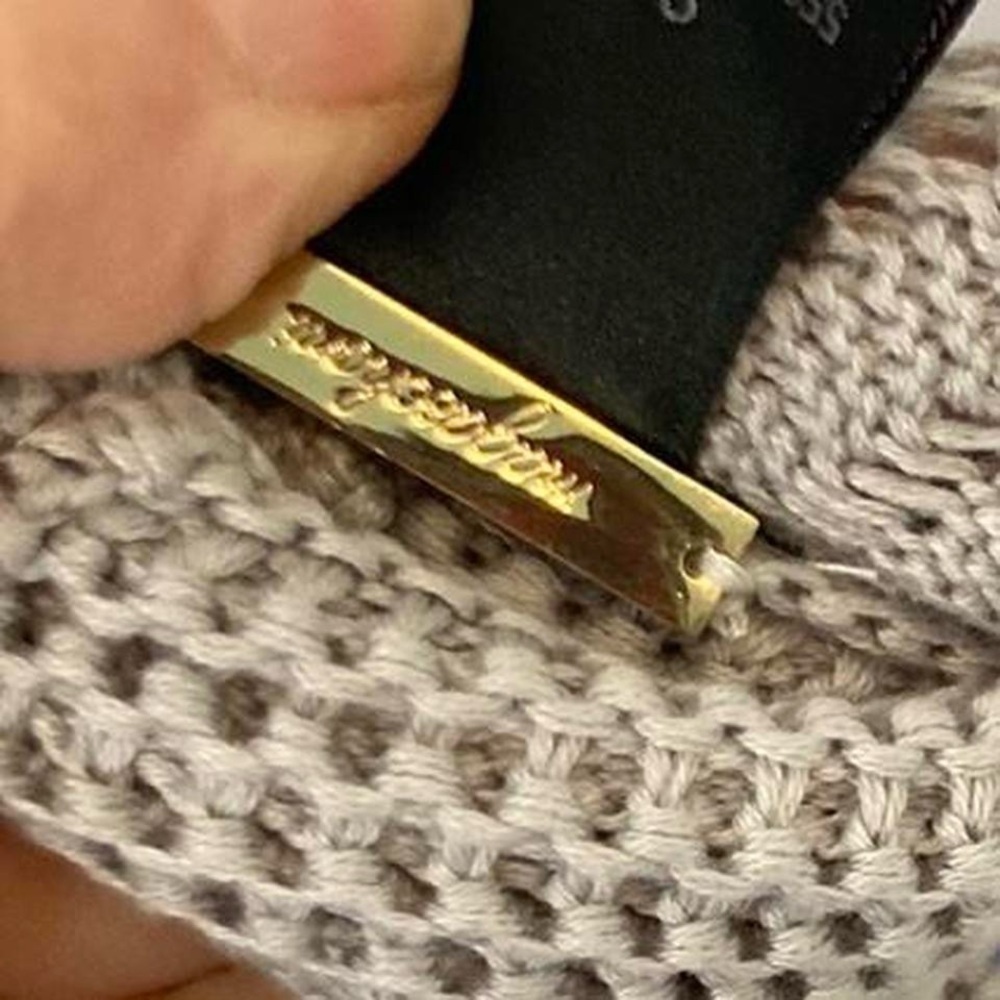Magaschoni grey knit long cardigan with a relaxed fit #cottagecore S - Picture 3 of 4